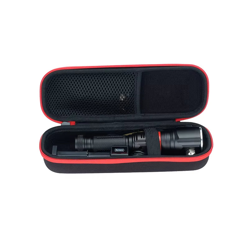 Factory Price Custom Waterproof Black Nylon Hard Shell EVA Tool Cary Case for Flashlight