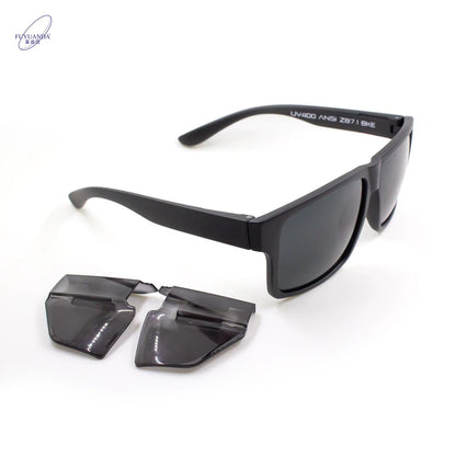 Fuyuanda ANSI Z87.1 Certified Safety Goggles with Removable Side Shields Anti-Fog Protection Glasses with PC Lens Eye Protection